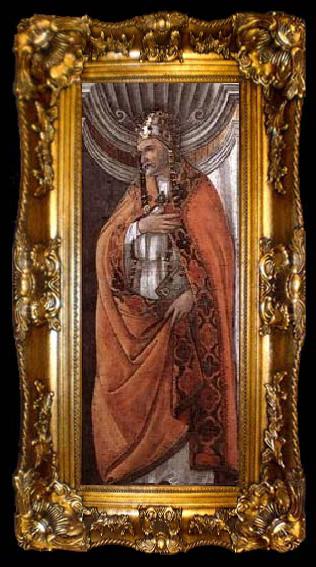 framed  Sandro Botticelli St Sixtus II, ta009-2